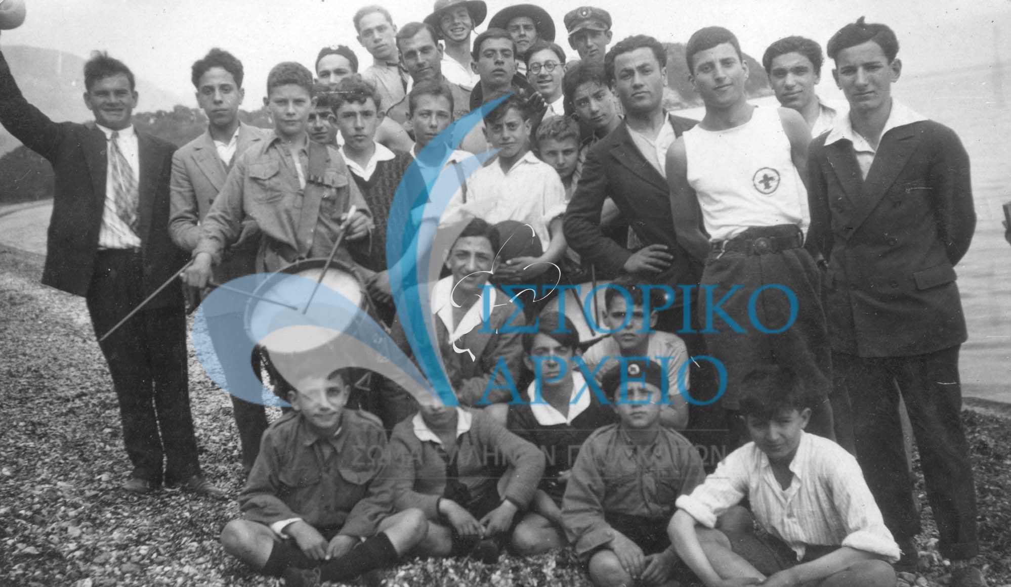 Η 2η Ομάδα Προσκόπων Κέρκυρας σε εκδρομή στη Δασιά στις 14 Απρίλιου του 1929