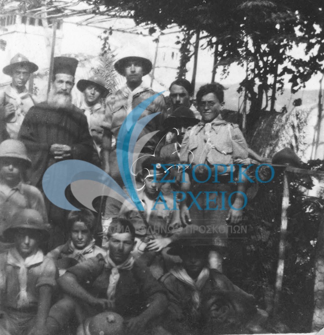 H 2η Ομάδα Προσκόπων Κερκύρας σε  3ήμερη εκδρομή στη Παλόκαστρίτσα από τις 13 μέχρι τις 15 Σεπτεμβρίου του 1929