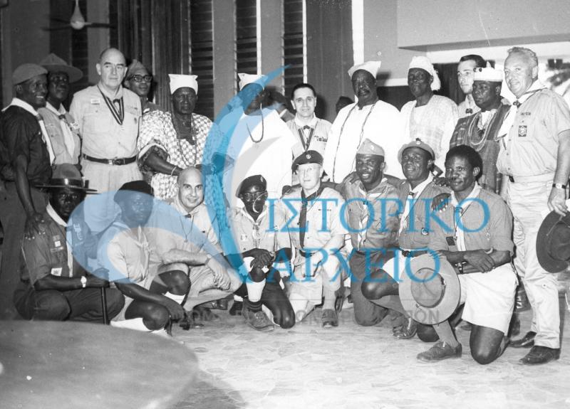 Ο έφορος Δ. Μακρίδης σε αποστολή στην Νιγηρία το 1965.