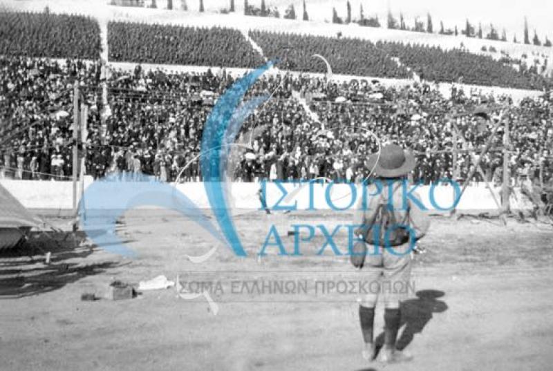 Επίδειξη στο Παναθηναικό Σταδίο το 1914