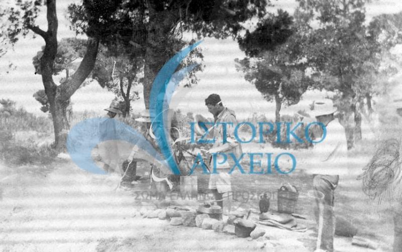 Η πρώτη προσκοπική κατασκήνωση στη Μαγκουφάνα το 1912