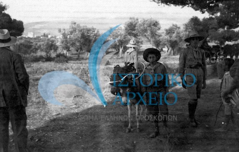 Η πρώτη προσκοπική κατασκήνωση στη Μαγκουφάνα το 1912