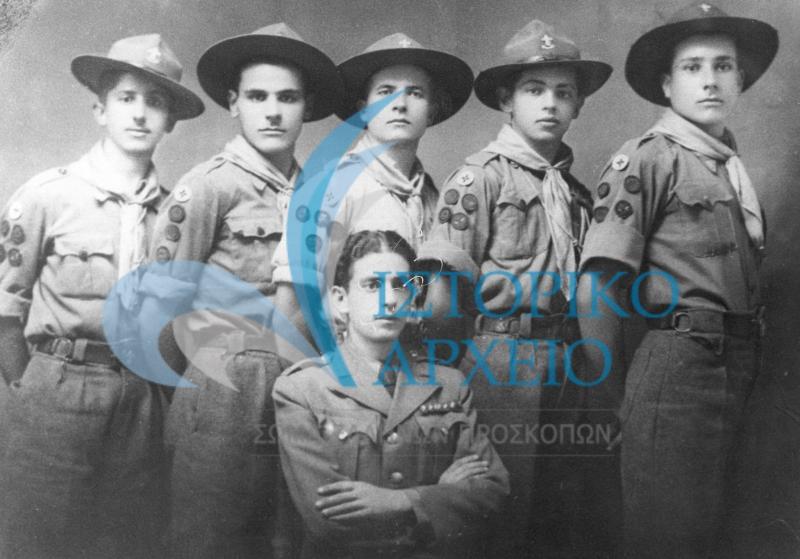 Το Συμβούλιο Τιμής της 1ης Ομάδας Χανίων το 1936.