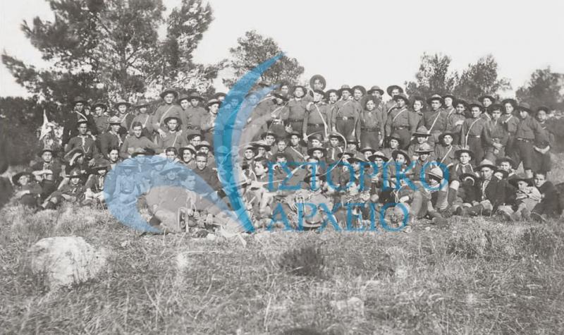 Η 9η Ομάδα Αθηνών σε εκδρομή το 1919