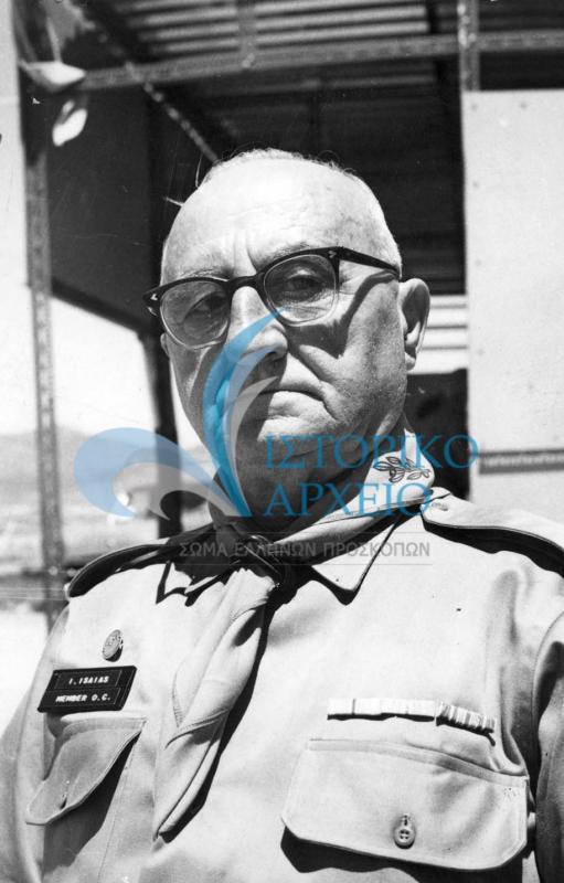 Ο έφορος Ησαϊας Ησαϊας στο 11ο Τζάμπορη του Μαραθώνα.