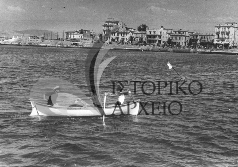 Αγώνες Ναυτοπροσκόπων στα ανοικτά του Παλαιού Φαλήρου το 1949.