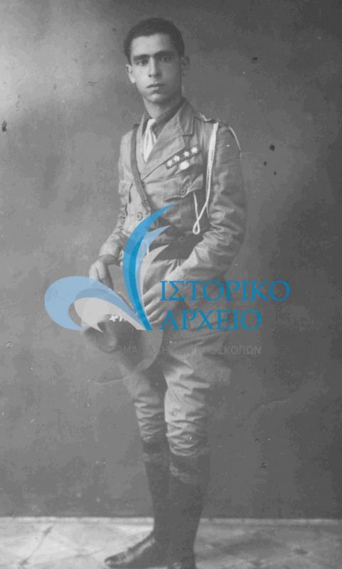 Ο Π. Παπαχατζιδάκης αρχηγός της Α' Ομάδας Κάτω Παναγιάς Ιωνίας που σφαγιάσθηκε το 1922.