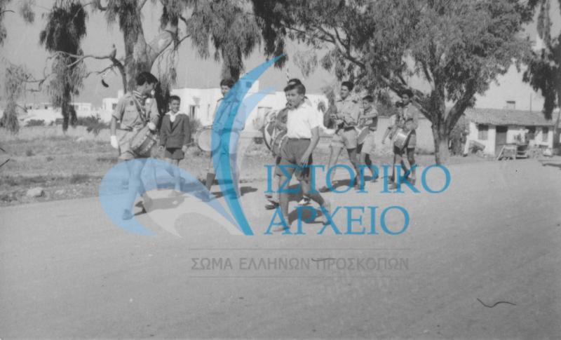 Προσκοπική Μπάντα του 4ου Ηλιούπολης στον Υμηττό.