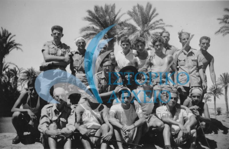 Πρόσκοποι σε εκδρομή στο Σινά το 1947.