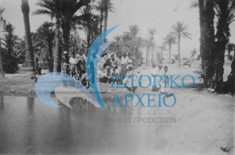 Πρόσκοποι σε εκδρομή στο Σινά το 1947.